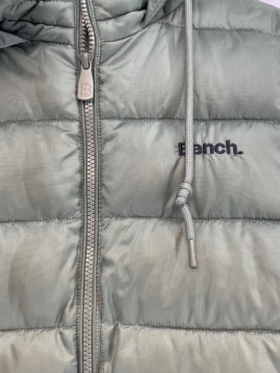 Bench Puffer Vest Fitted Hood Green Women’s Size Small - Picture 12 of 14